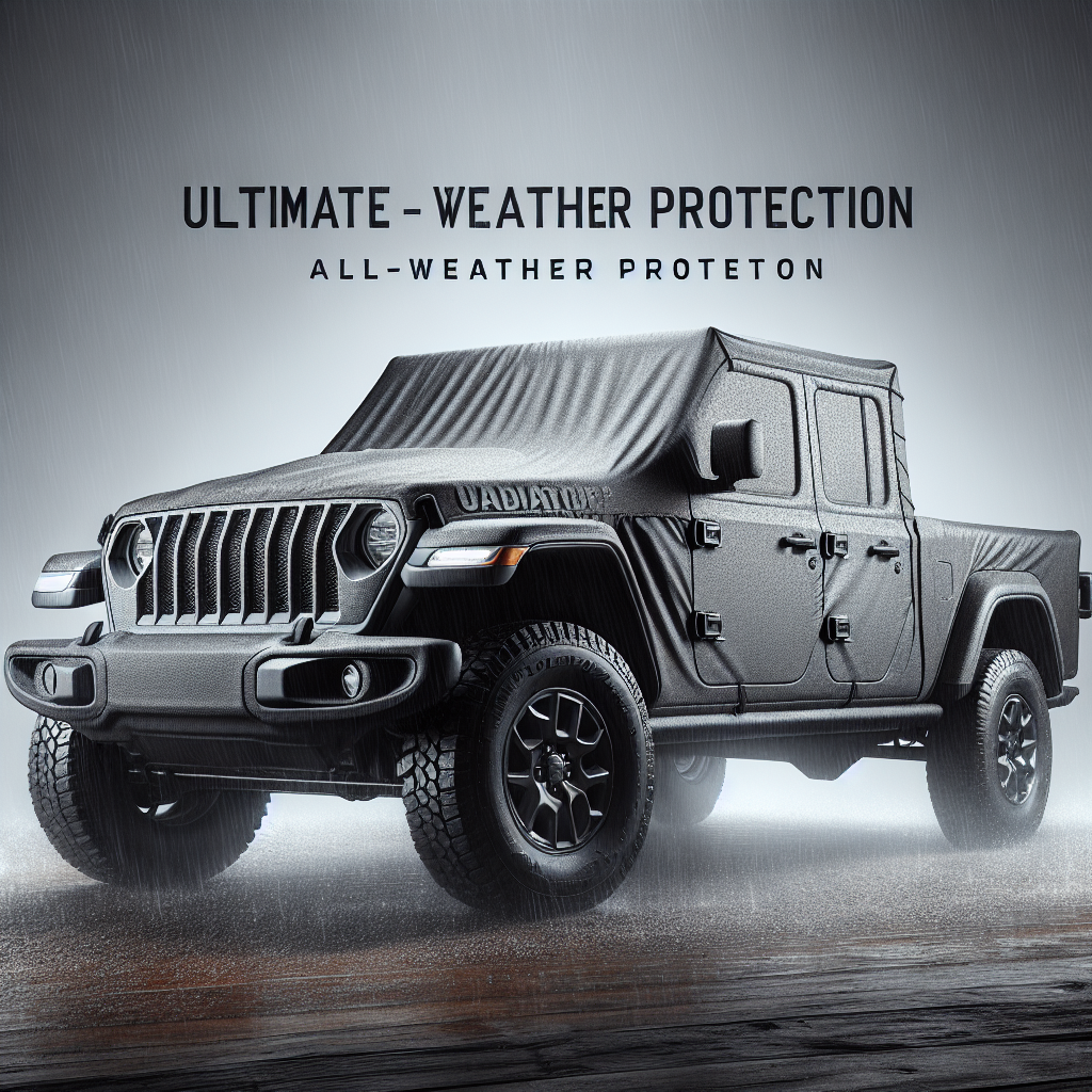 All-Weather Protection: Jeep Gladiator Bed Cover